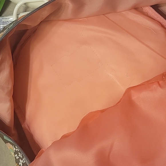 Crckt Kids' 16.5" Backpack with Comfort Padding, Reinforced Base - Grey Floral. - Picture 5 of 8